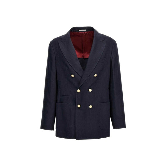 Brunello Cucinelli Linen And Wool Jacket Brunello Cucinelli