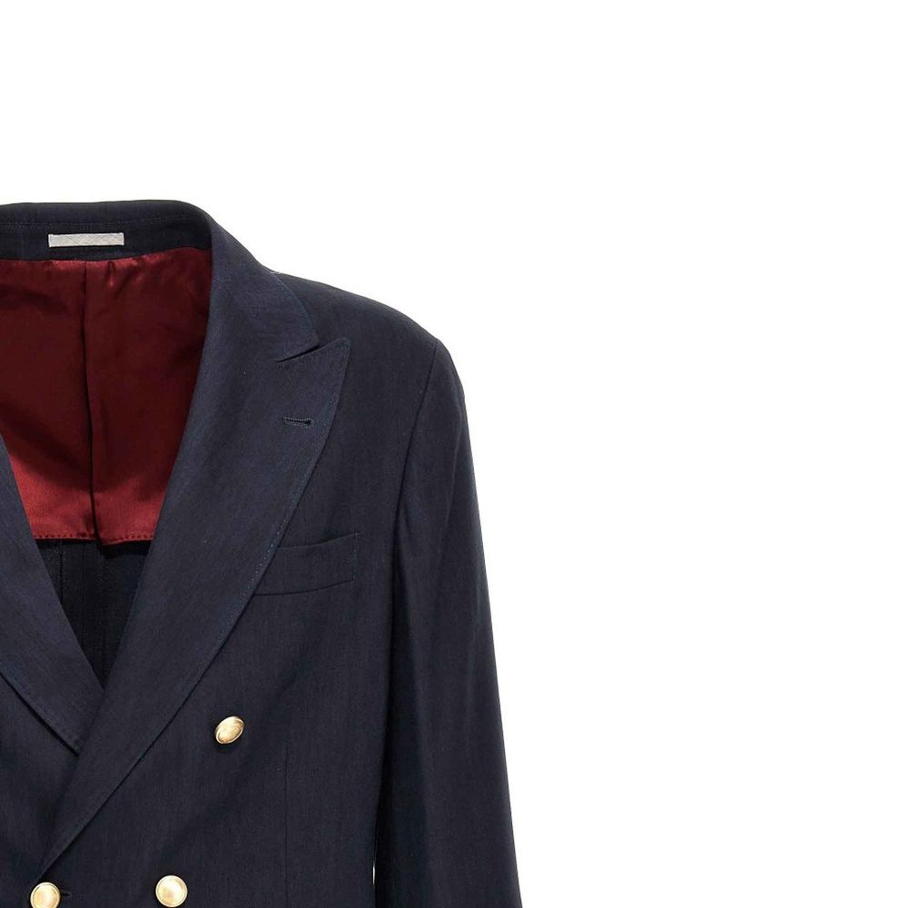 Brunello Cucinelli Linen And Wool Jacket Brunello Cucinelli