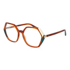 Marciano by Guess brown acetate glasses frames with clear lenses, stylish and lightweight eyewear for everyday wear.