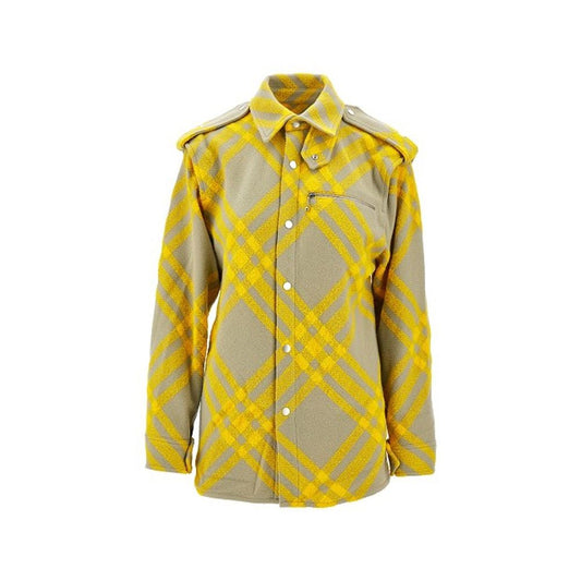 Burberry Wool Checked Jacket Burberry
