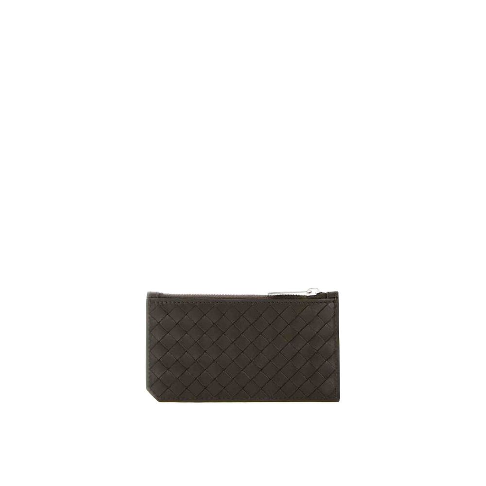 Bottega Veneta Intrecciato Leather Card Holder Bottega Veneta