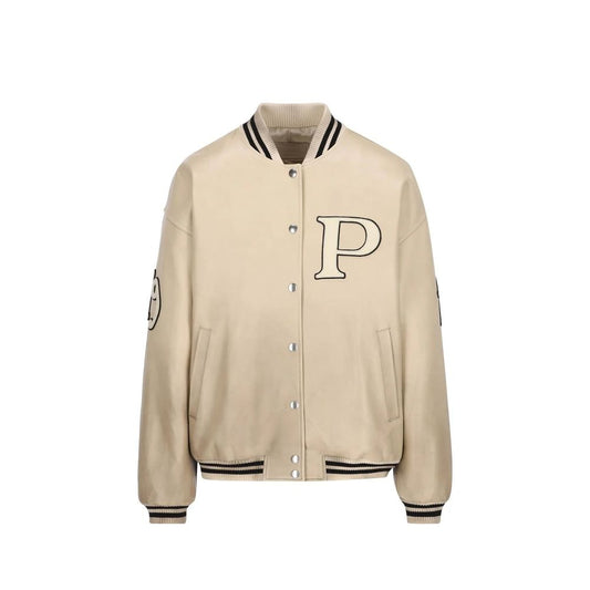 Prada Padded Leather Varsity Jacket Prada