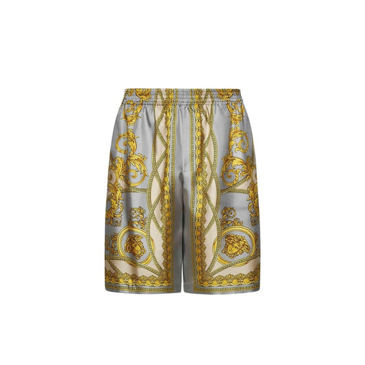 Versace La Coupe Des Dieux Silk Shorts Versace