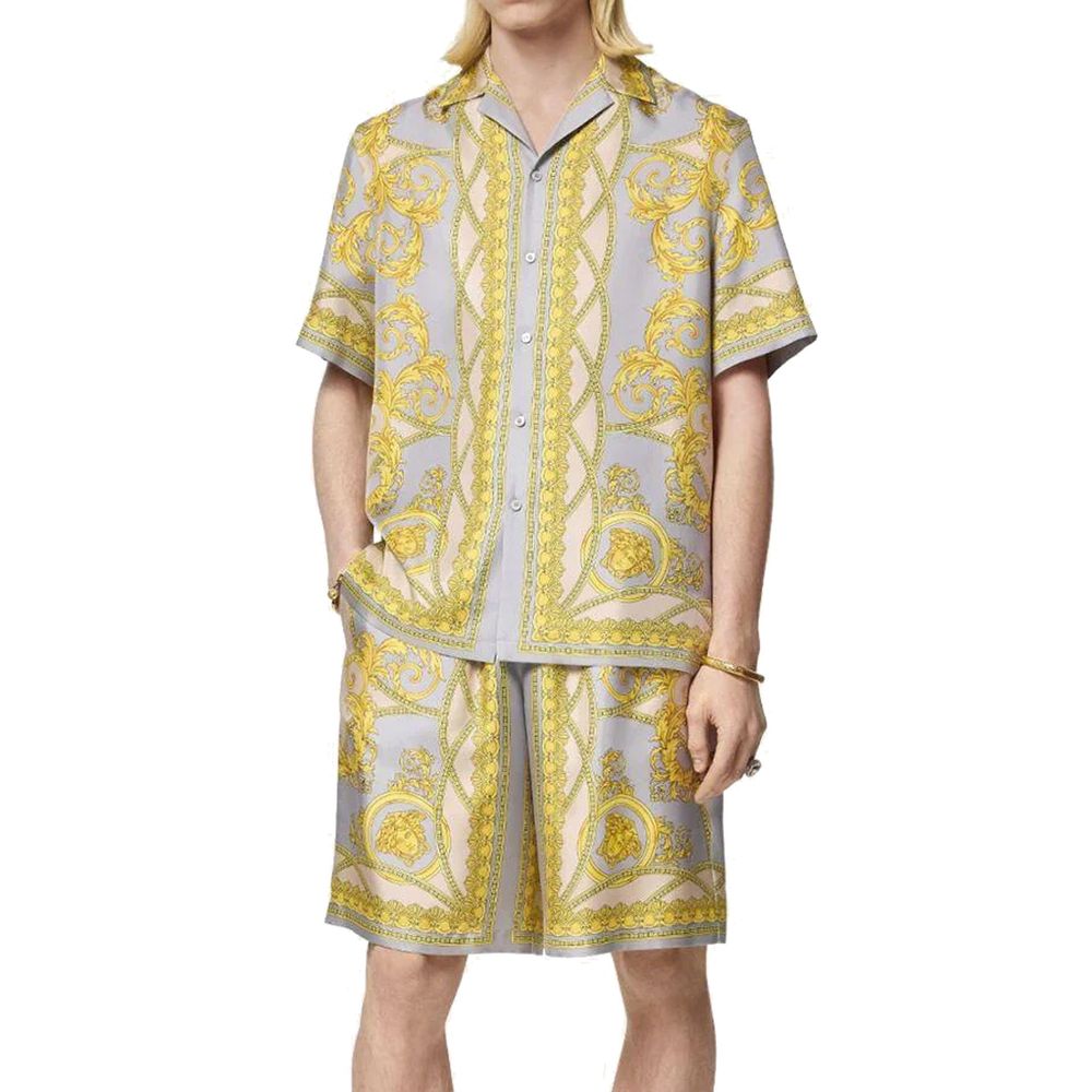 Versace La Coupe Des Dieux Silk Shorts Versace