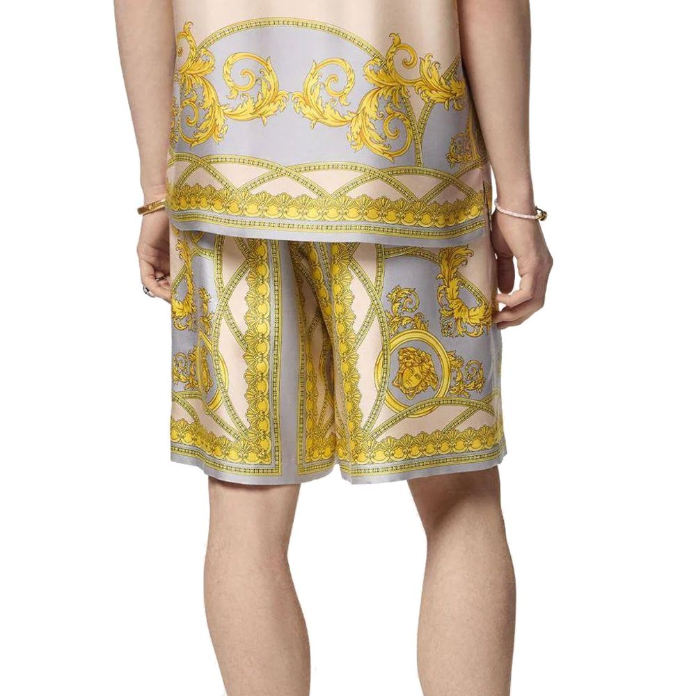 Versace La Coupe Des Dieux Silk Shorts Versace