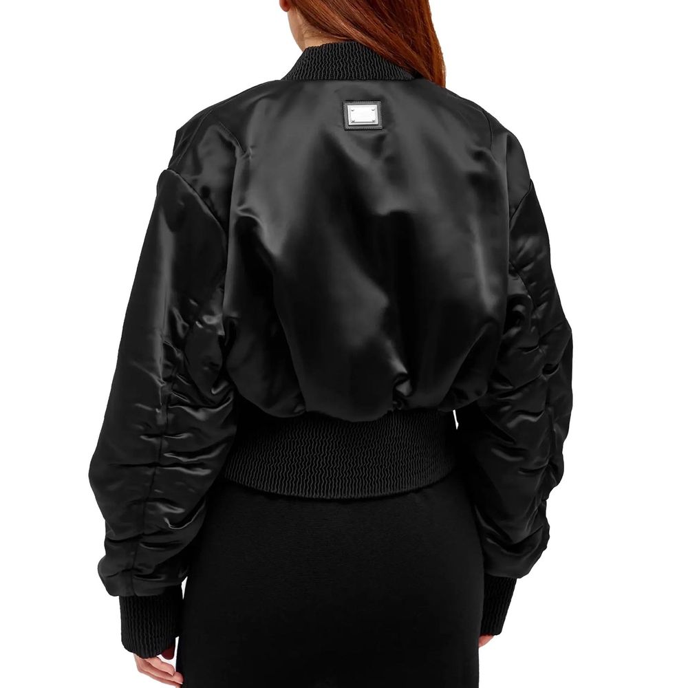 Dolce & Gabbana Cropped Bomber Jacket Dolce & Gabbana