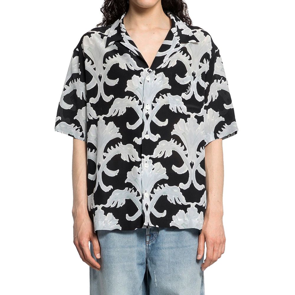 Valentino Garavani Metamorphos Wall Print Bowling Shirt Valentino