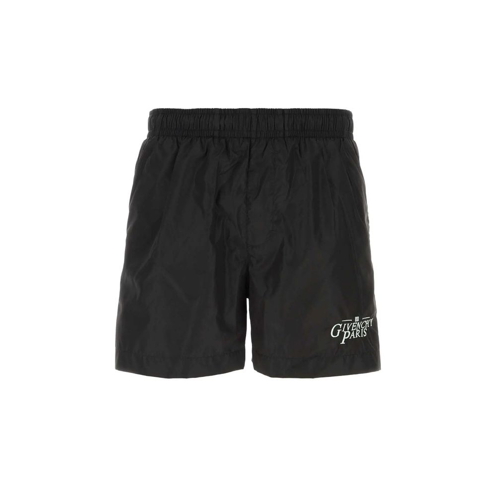 Givenchy Logo-Embroidered Swim Shorts Givenchy