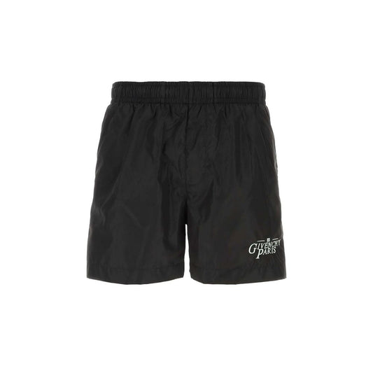 Givenchy Logo-Embroidered Swim Shorts Givenchy