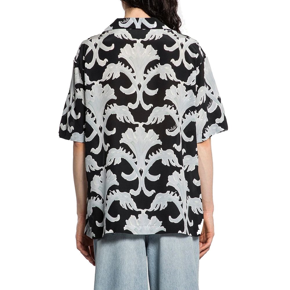 Valentino Garavani Metamorphos Wall Print Bowling Shirt Valentino