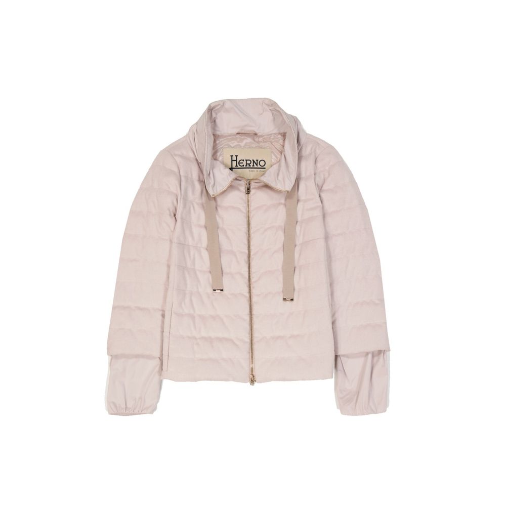 Herno Silk And Cashmere Down Jacket Herno