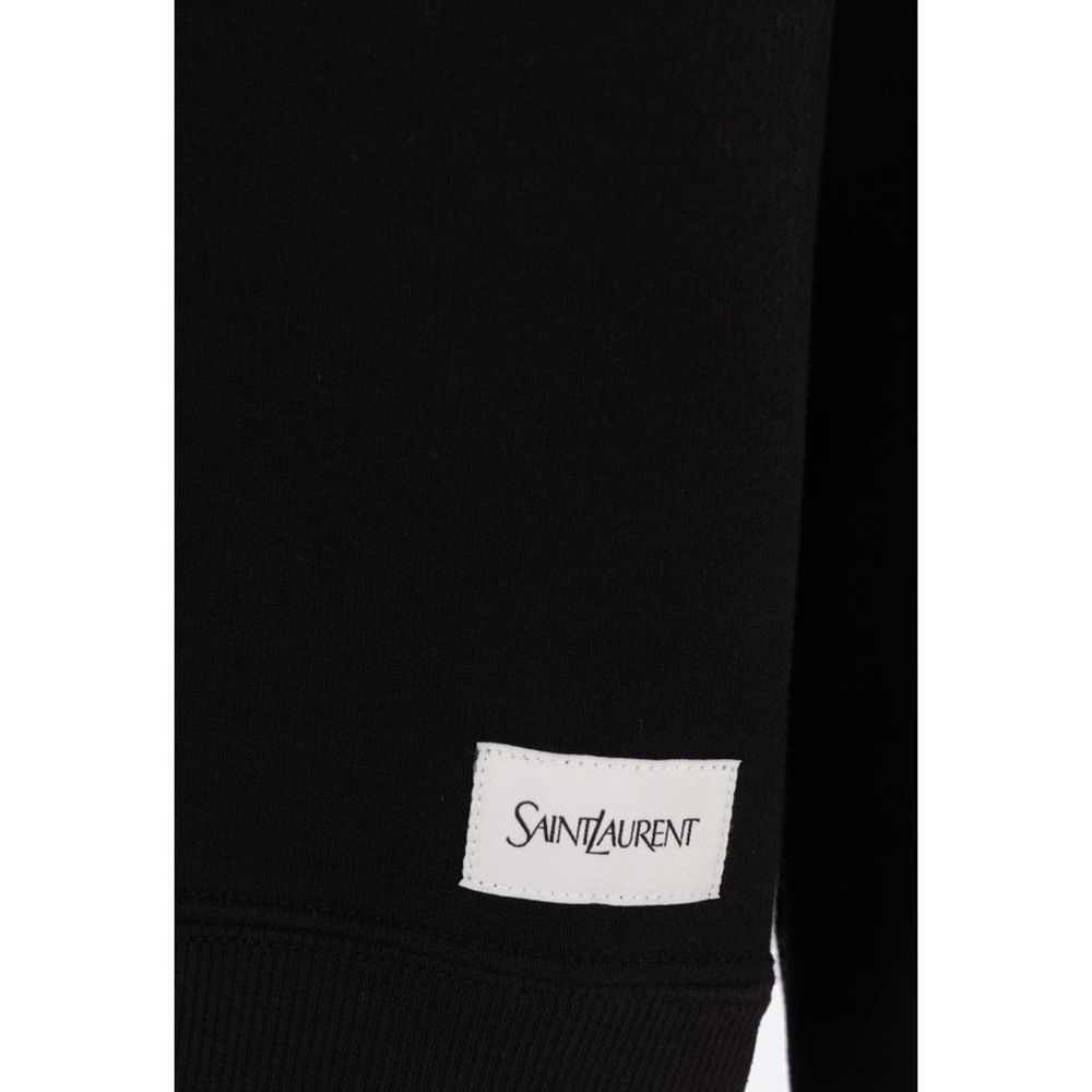 Saint Laurent Cotton Logo Sweatshirt Saint Laurent