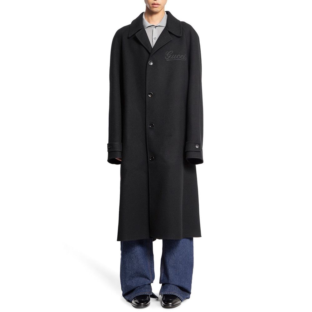 Gucci Wool Long Coat Gucci