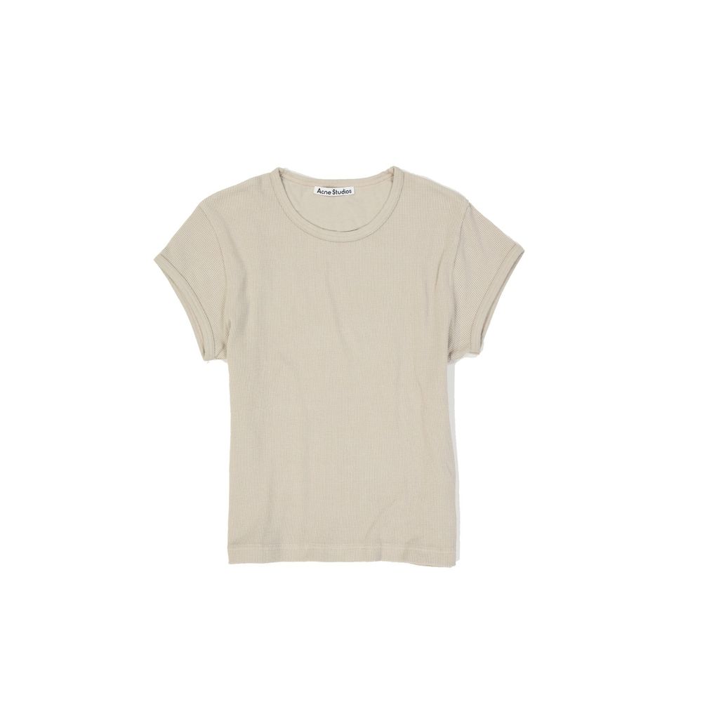 Acne Studios Beige Cotton T-Shirt Acne Studios