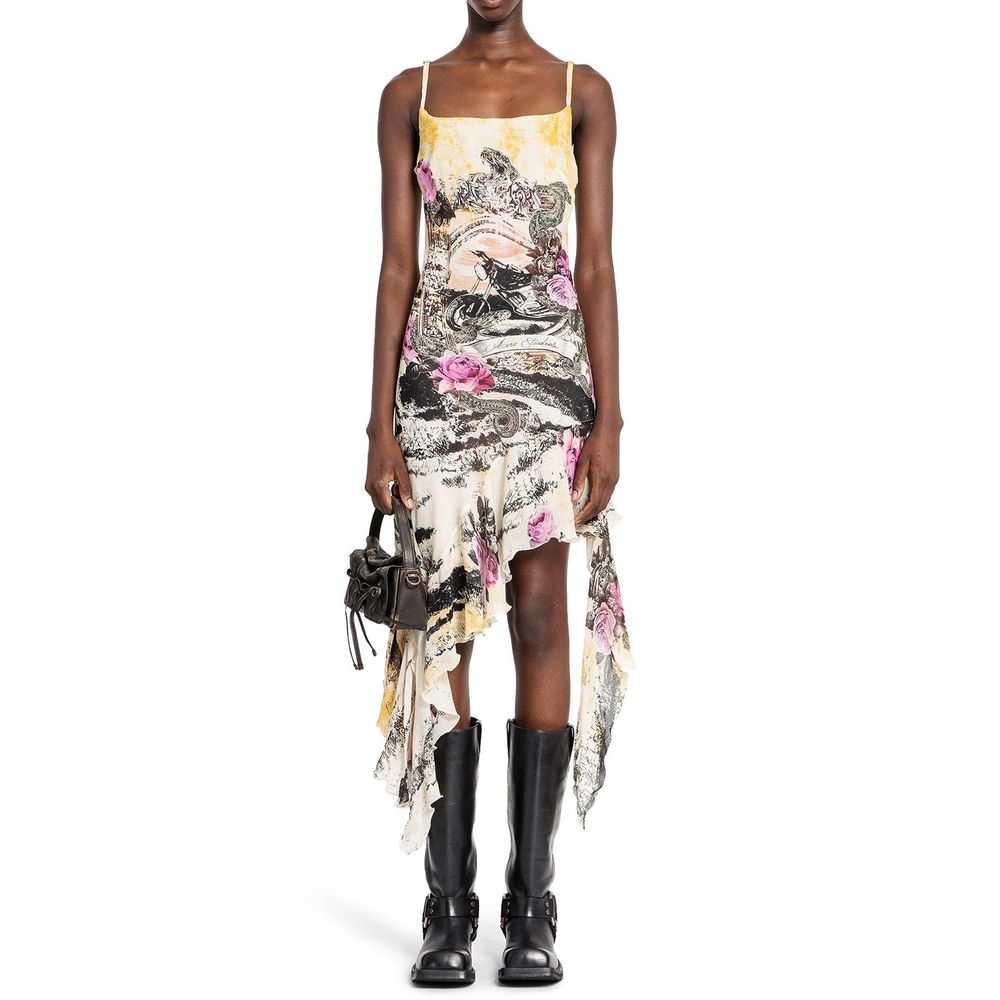 Acne Studios Printed Crepe Dress Acne Studios