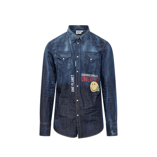 Dsquared² x Smiley Denim Shirt Dsquared²
