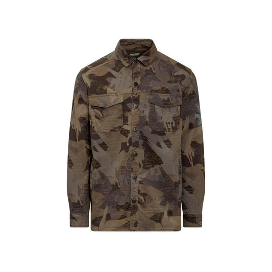 Etro Camouflage Cotton Shirt Etro