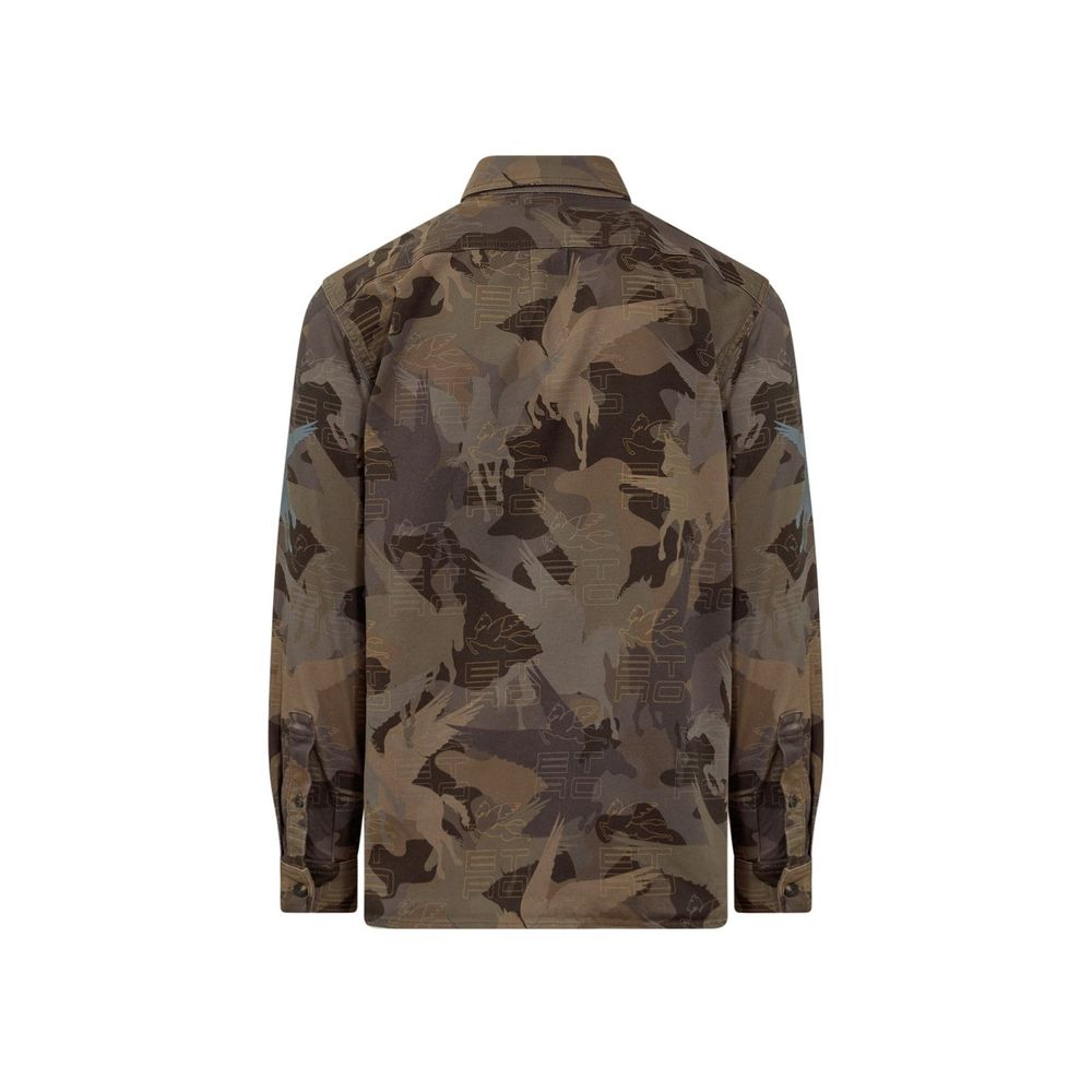 Etro Camouflage Cotton Shirt Etro