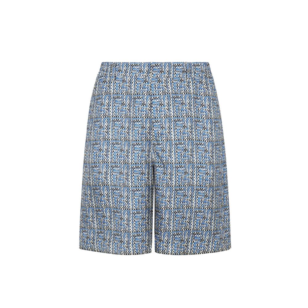 Fendi Printed Silk Shorts Fendi