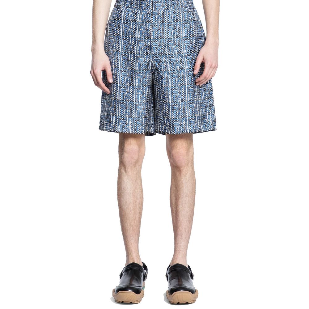 Fendi Printed Silk Shorts Fendi