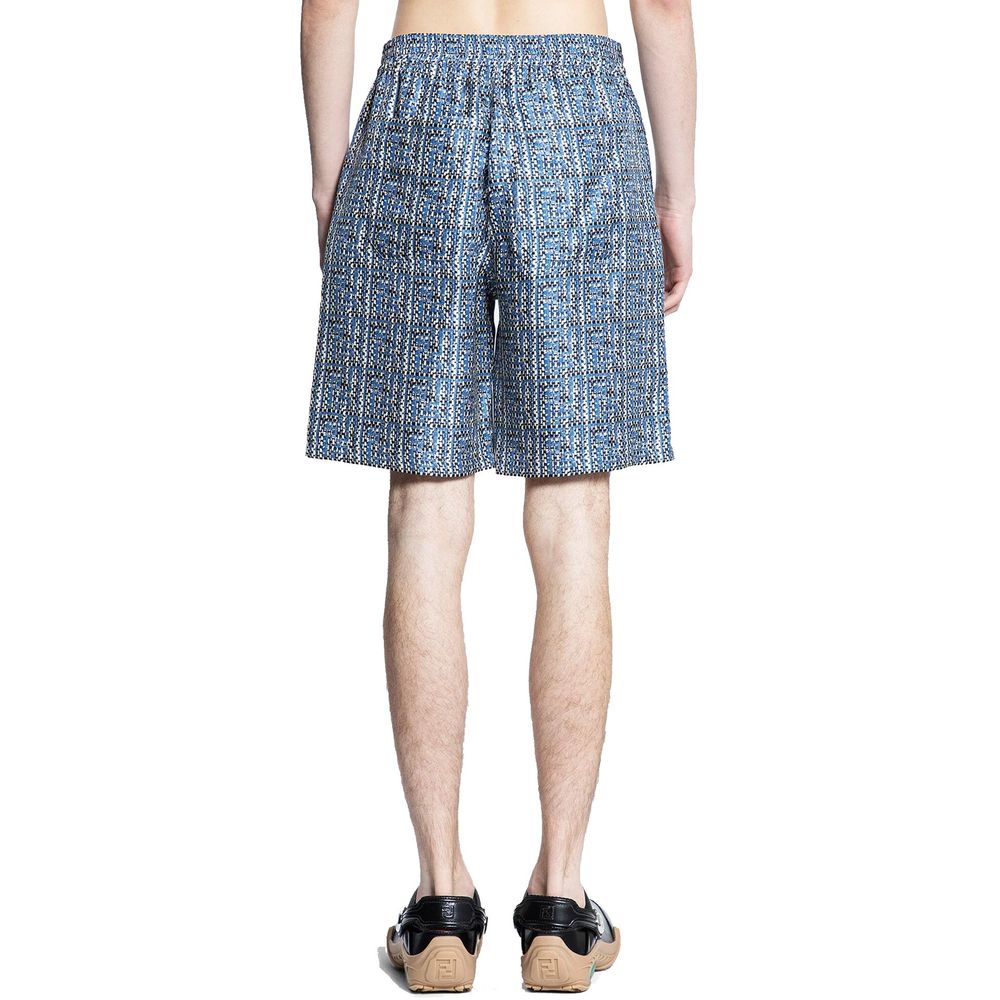 Fendi Printed Silk Shorts Fendi