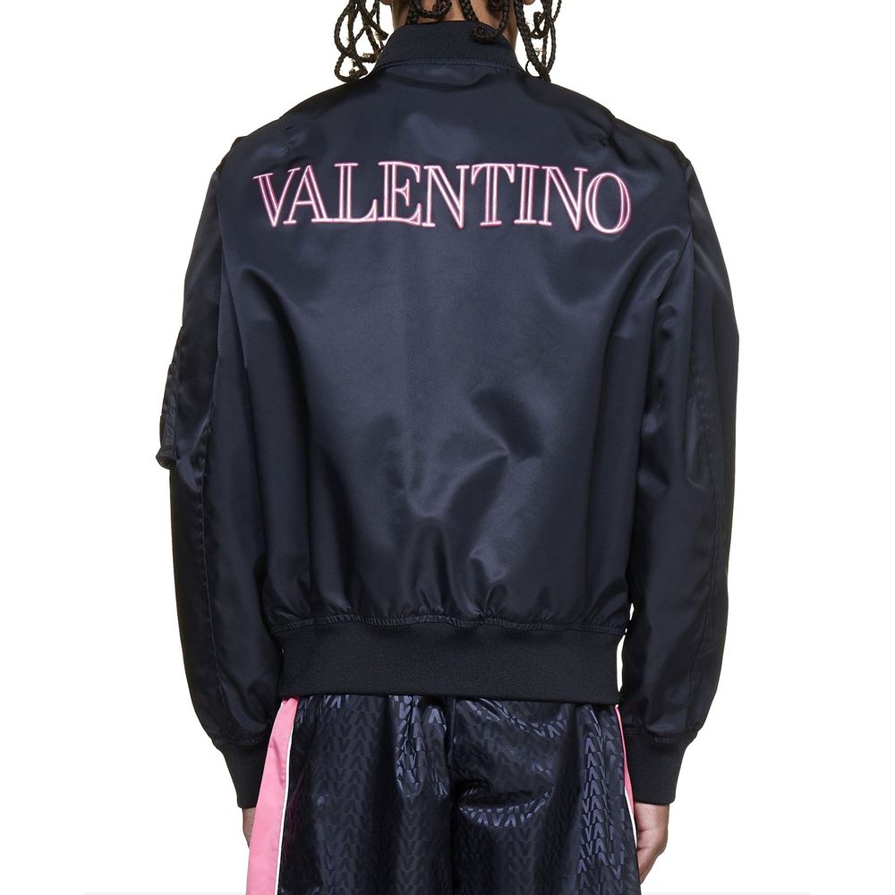 Valentino Printed Neon Universe Bomber Jacket Valentino