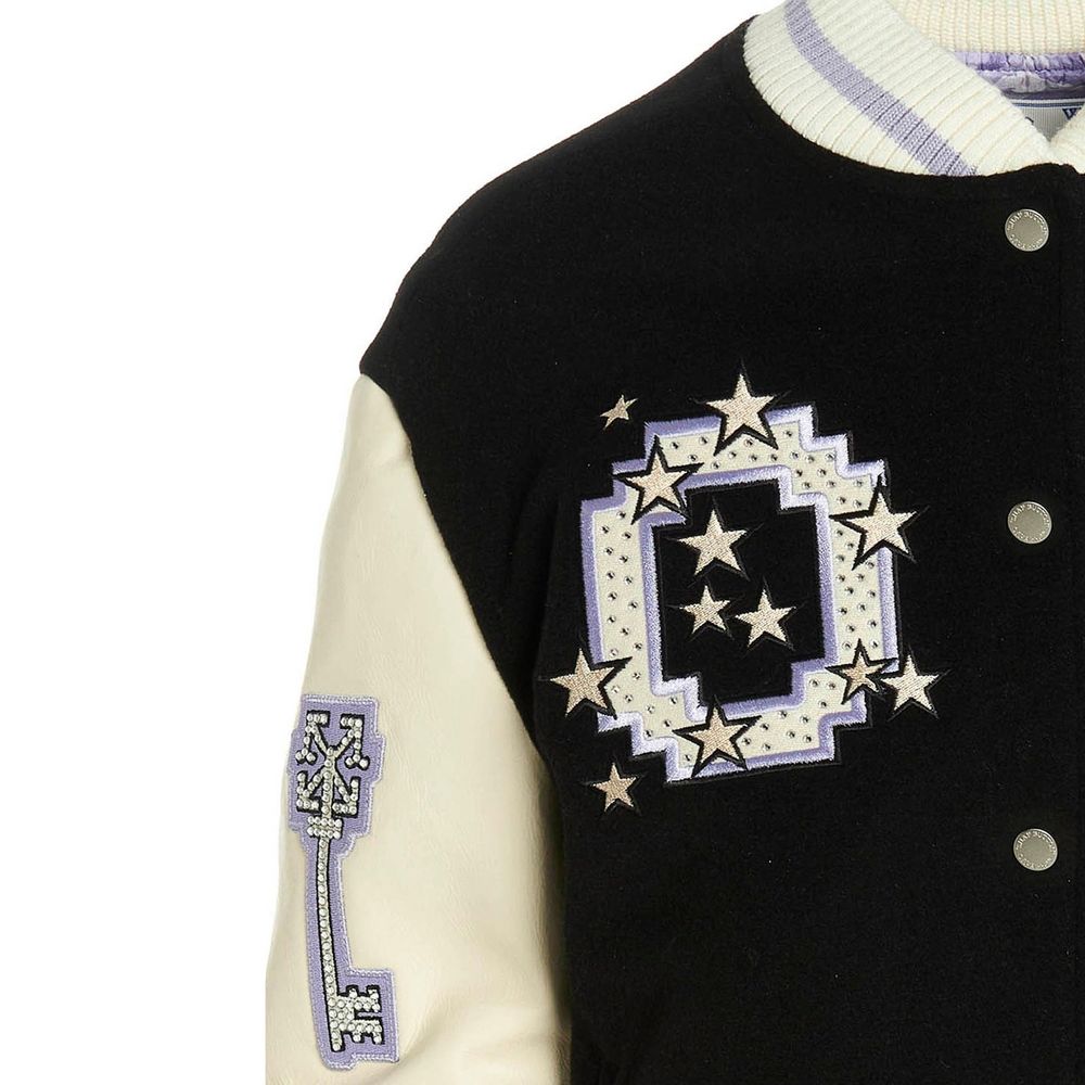Off-White Wool Bomber Jacket Off-White