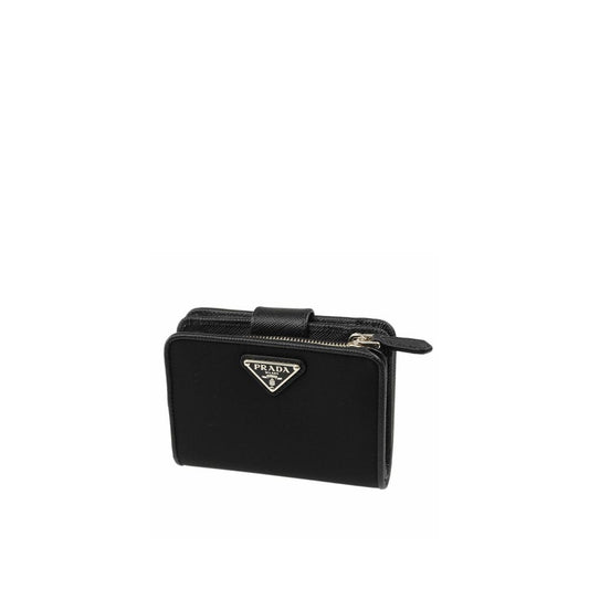 Prada Nylon and Leather French Wallet Prada
