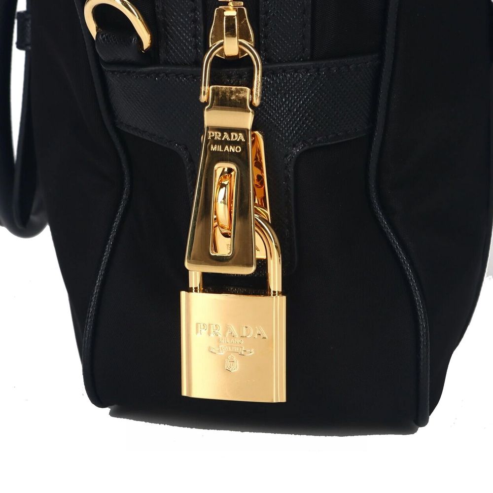 Prada Logo Nylon Top Hand Bag Prada