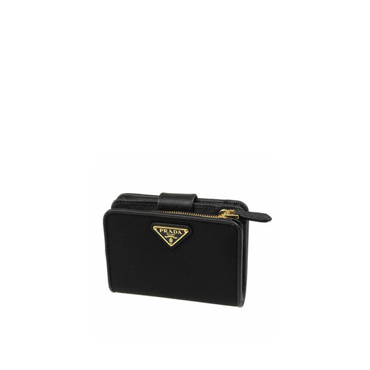 Prada Nylon and Leather French Wallet Prada
