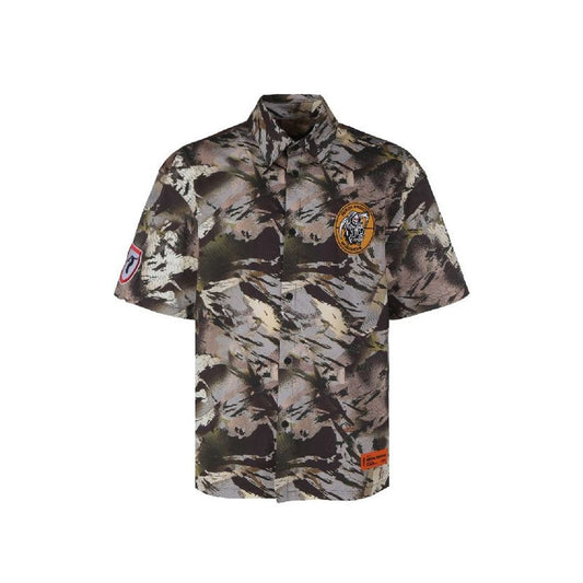 Heron Preston Camouflage Popline Shirt Heron Preston