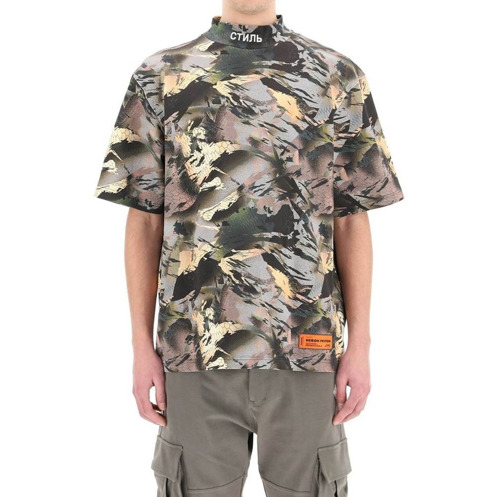 Heron Preston Camouflage Print T-shirt Heron Preston
