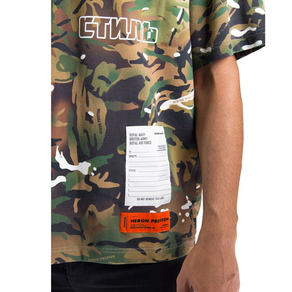 Heron Preston Camouflage T-shirt Heron Preston