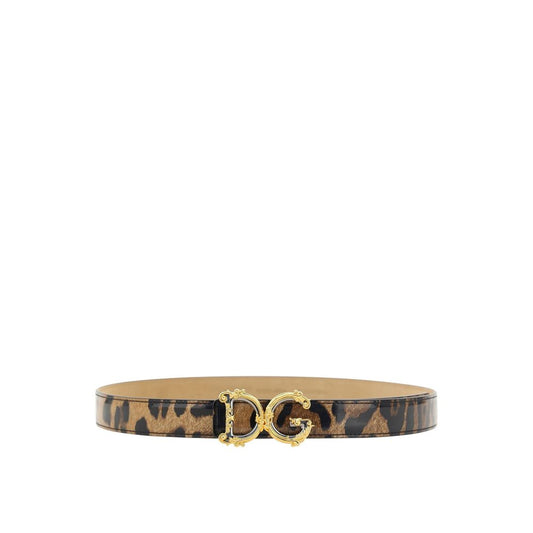 Dolce & Gabbana Leather Logo Belt Dolce & Gabbana