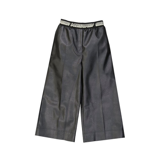 Stella McCartney Cropped Leather Effect Pants Stella McCartney