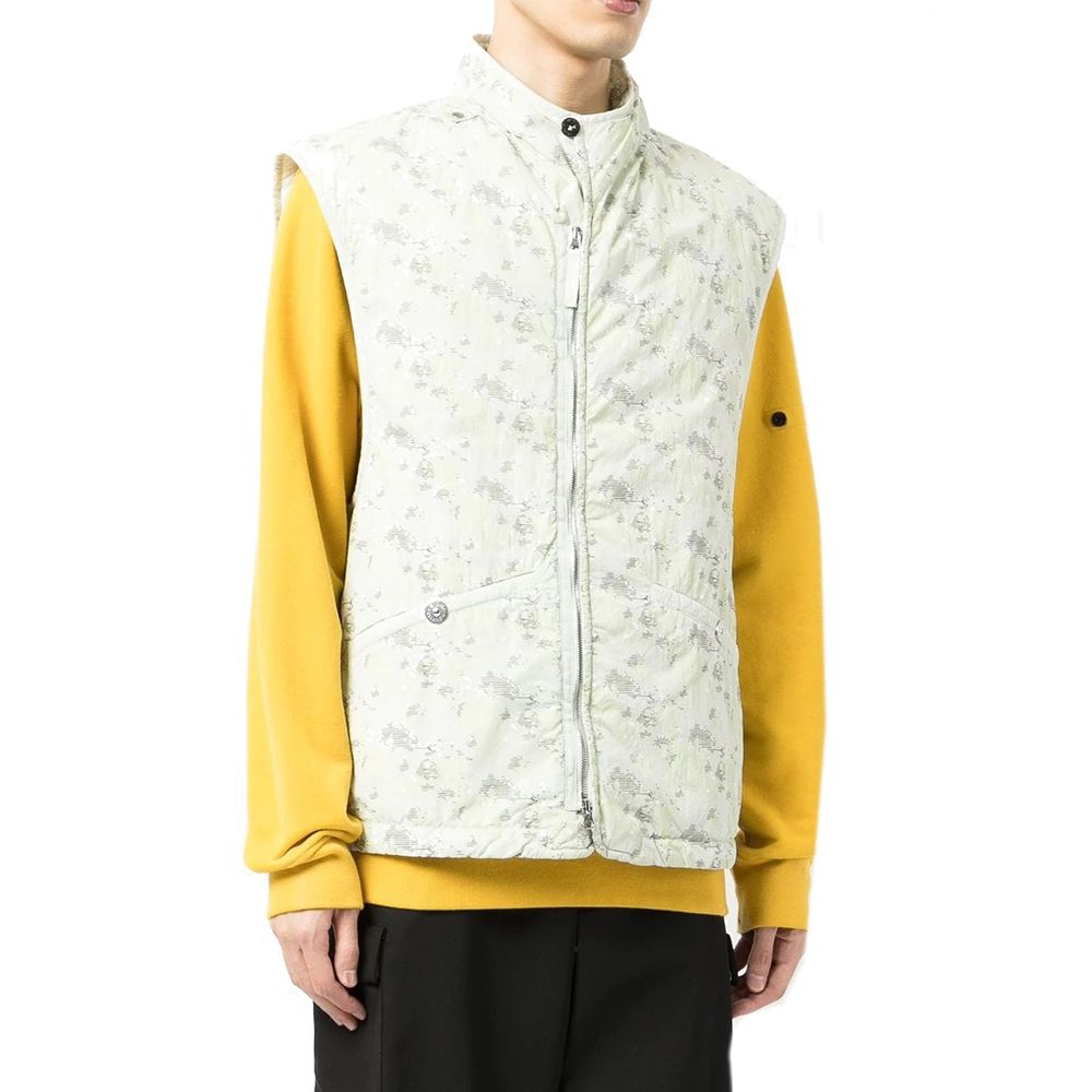 Stone Island Printed Brushed Gilet Stone Island