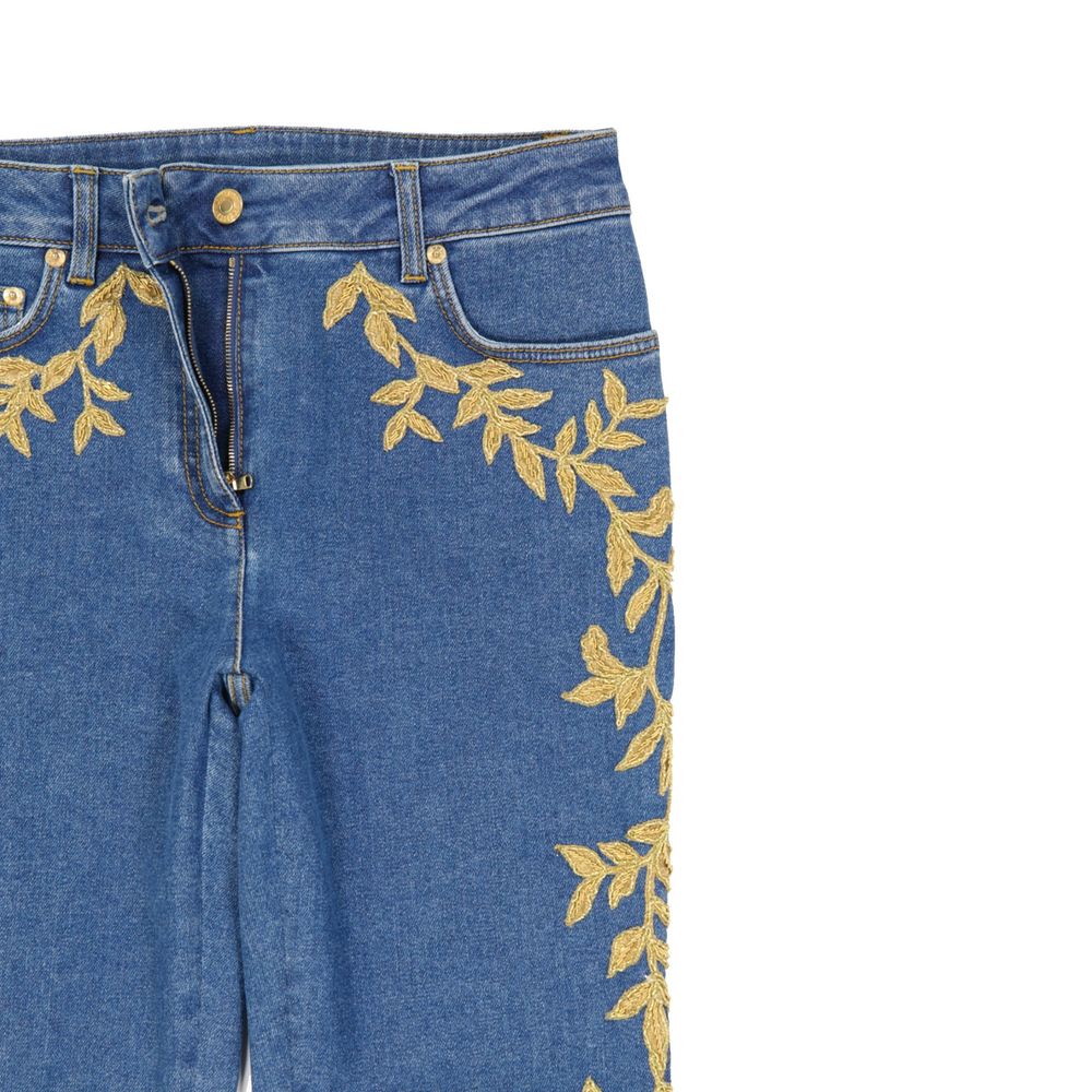 Moschino Couture Cotton Denim Jeans Moschino Couture