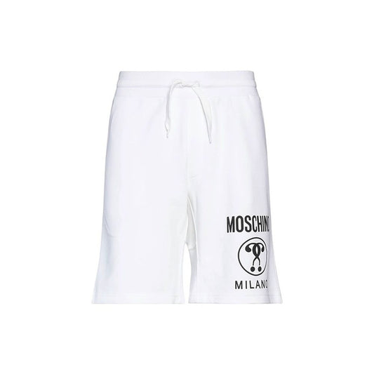 Moschino Couture Cotton Logo Shorts Moschino Couture