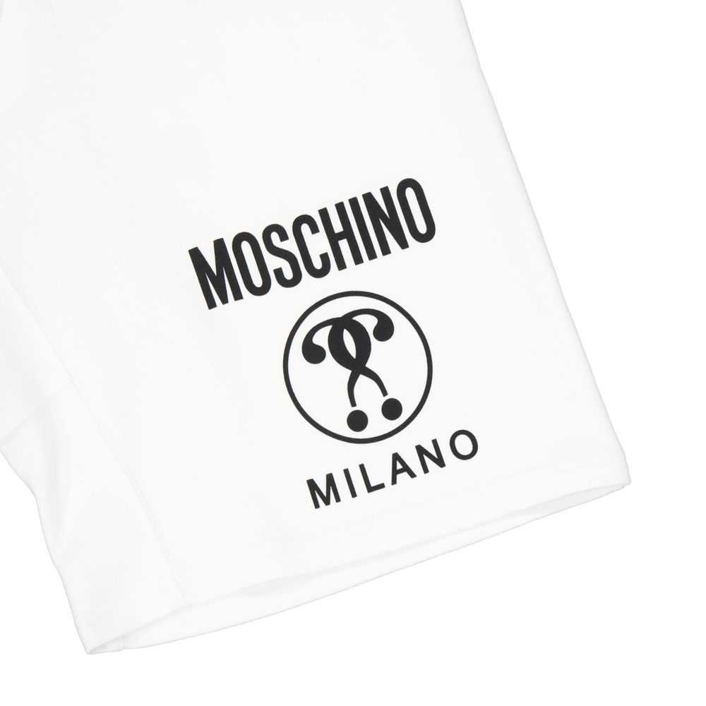 Moschino Couture Cotton Logo Shorts Moschino Couture