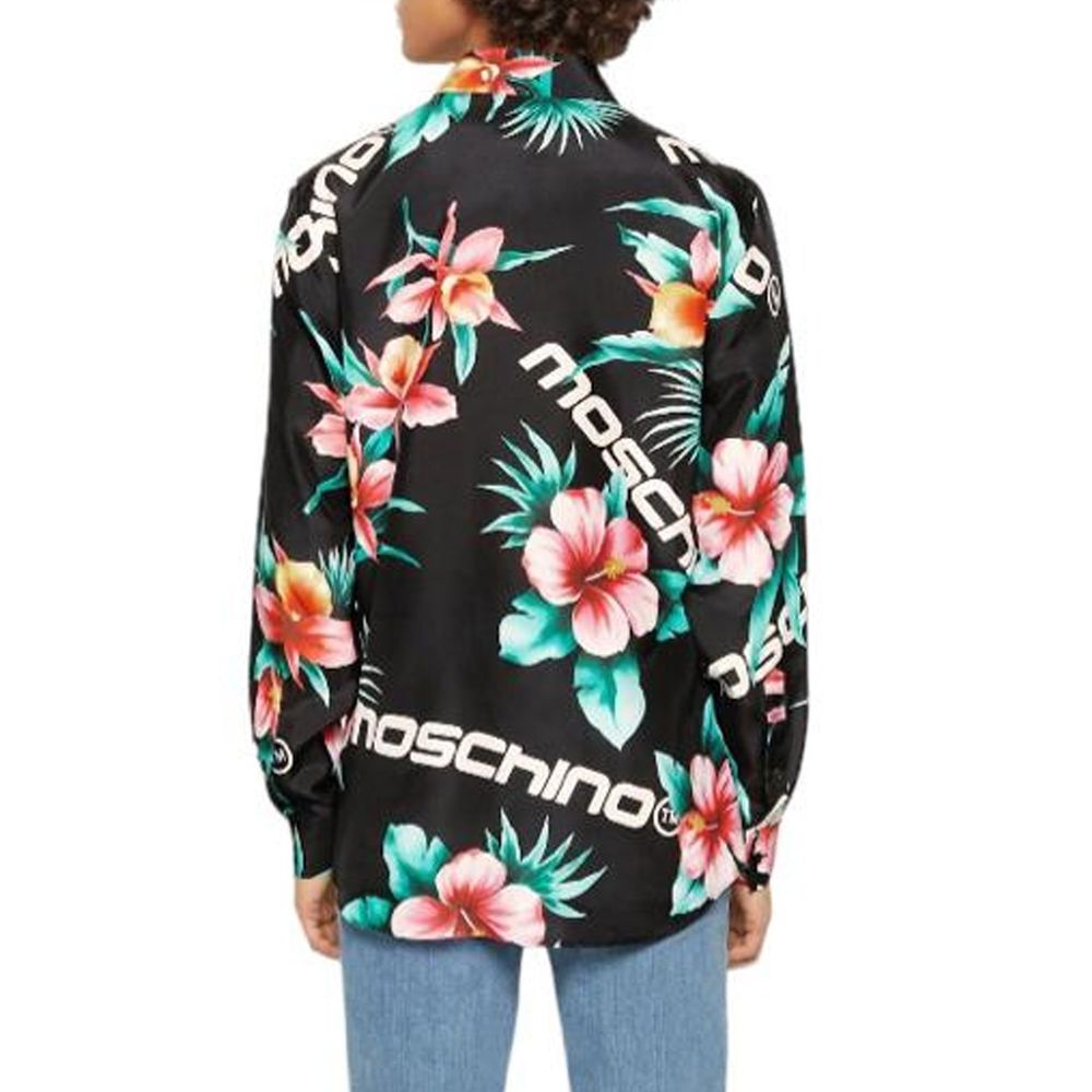 Moschino Couture Silk Printed Shirt Moschino Couture