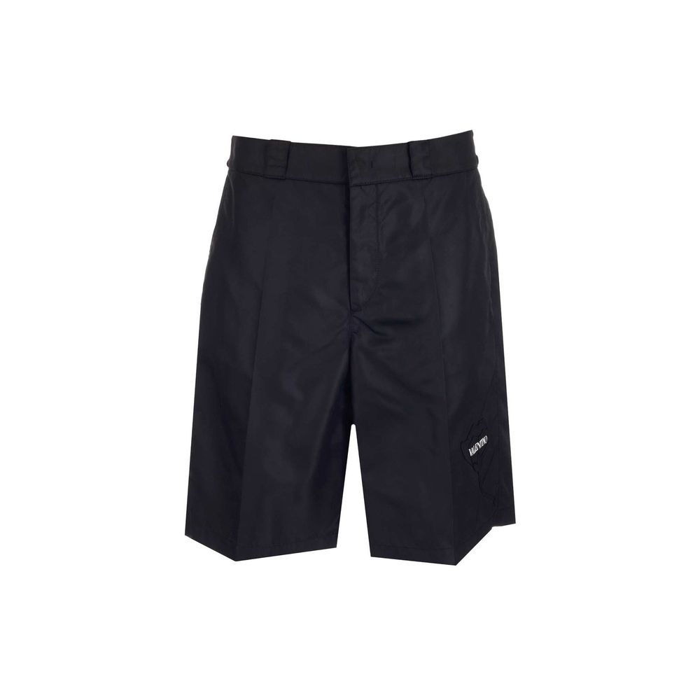 Valentino Flower Embroidery Bermuda Shorts Valentino