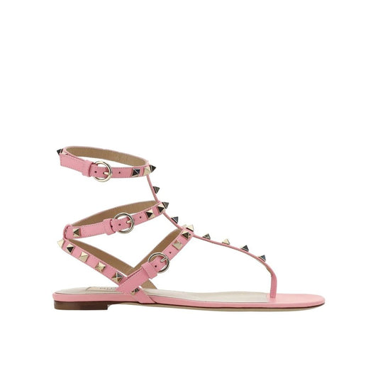 Valentino Garavani Multicolor Calfskin Strap-On Sandals