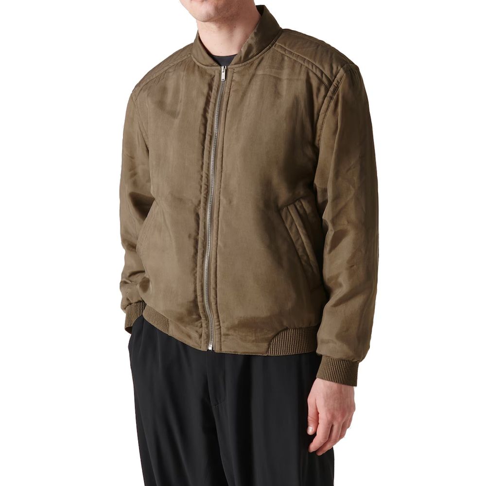 Saint Laurent Twill Teddy Bomber Jacket Saint Laurent