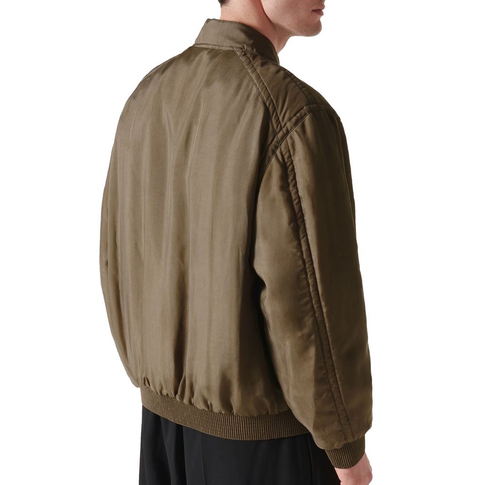Saint Laurent Twill Teddy Bomber Jacket Saint Laurent
