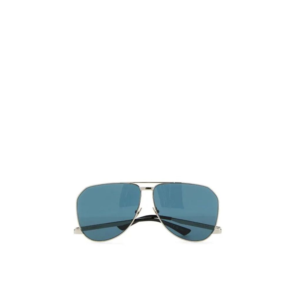 Saint Laurent Silver Metal Sunglasses