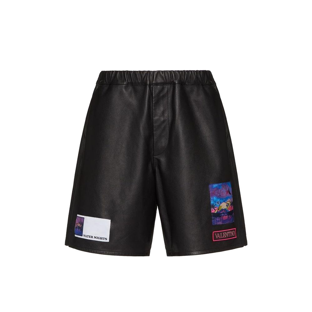 Valentino Leather Shorts Valentino