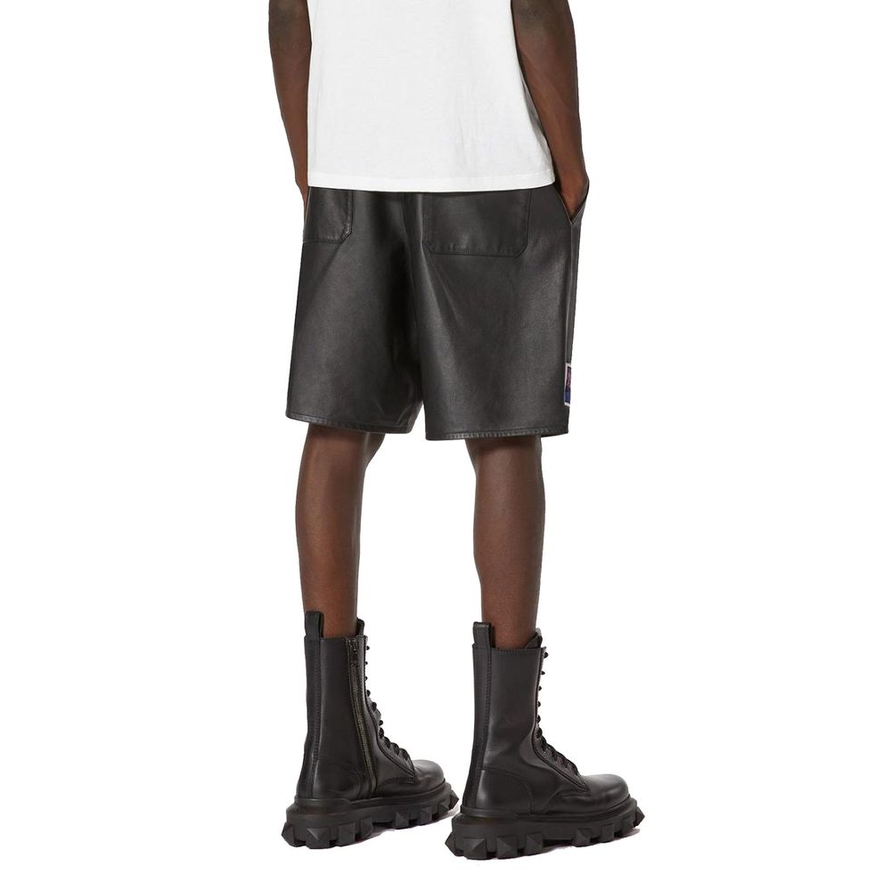 Valentino Leather Shorts Valentino