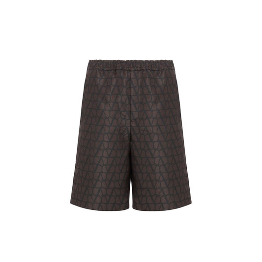 Valentino Logo Silk Shorts Valentino