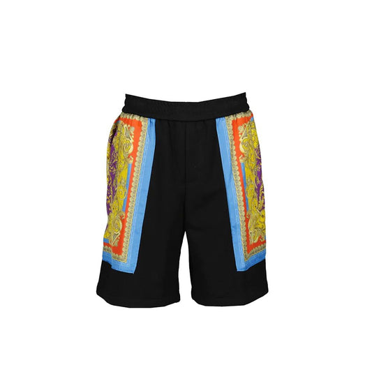 Versace Barocco Goddess Night Print Shorts Versace