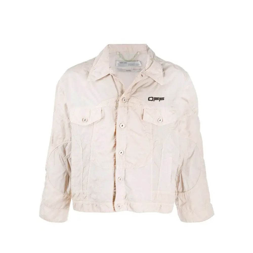 Off-White Logo Windbreaker Bomber Jacket Off-White
